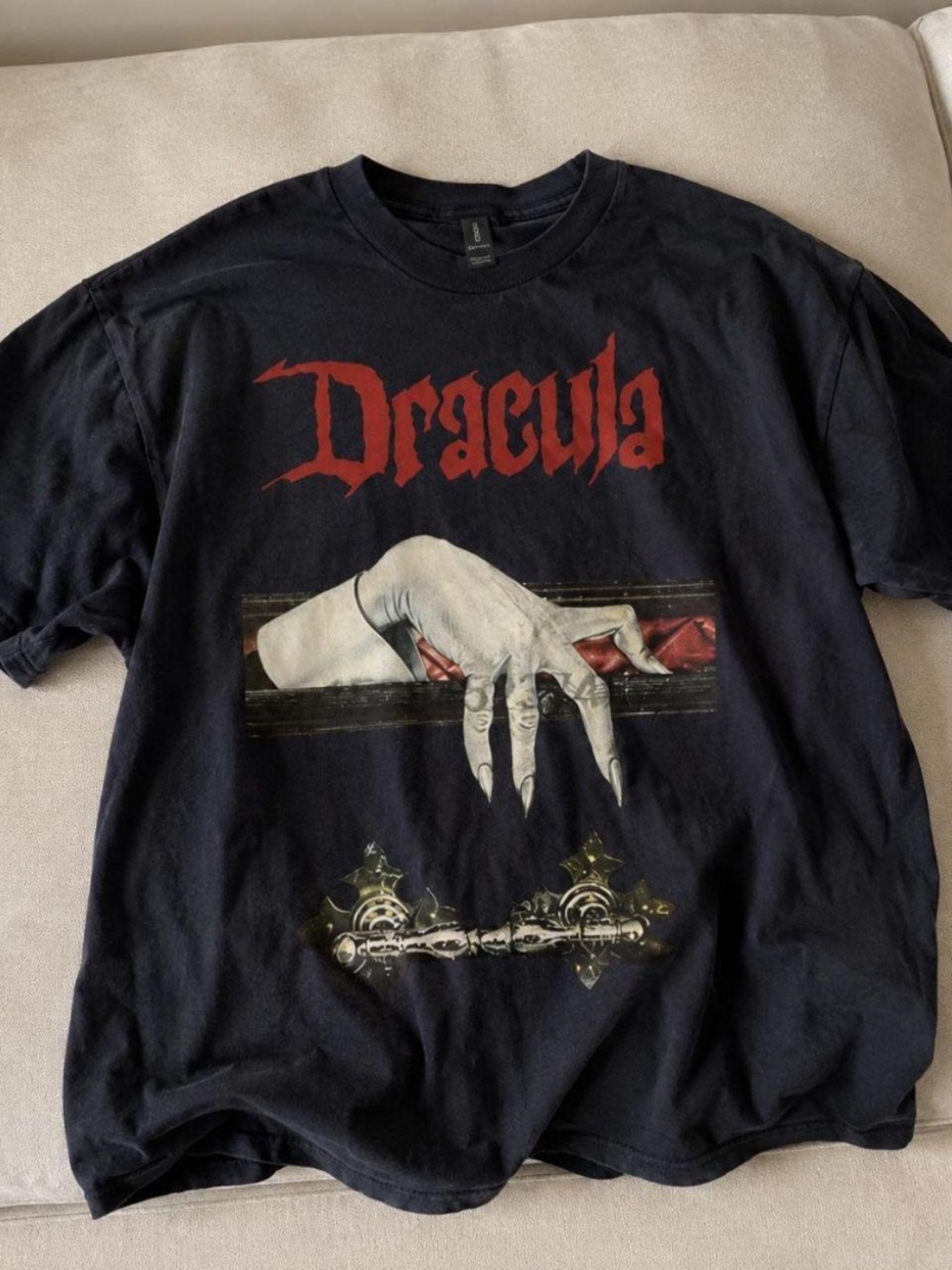 Dracula Graphic Black Men's T-Shirt